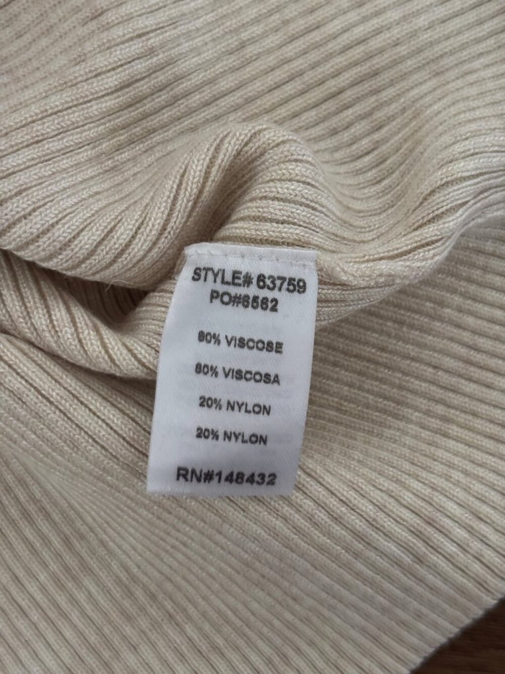 Becool Ribbed Knit Sweater - Size Large - Picture 2 of 4